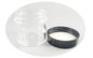 30ML Clear Plastic Eye SGS Cosmetic Cream Jar With Tip